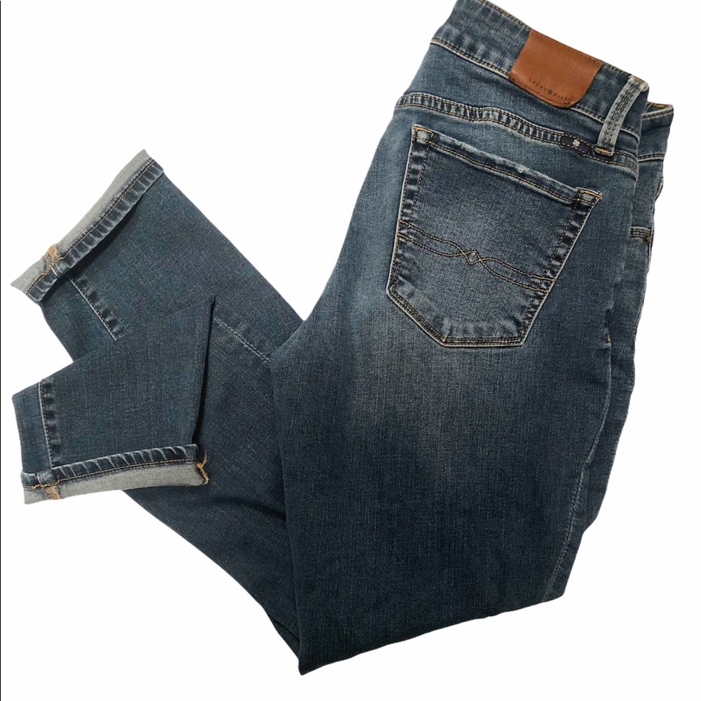 Lucky Brand Medium Wash Lolita Capri, Size 28/6